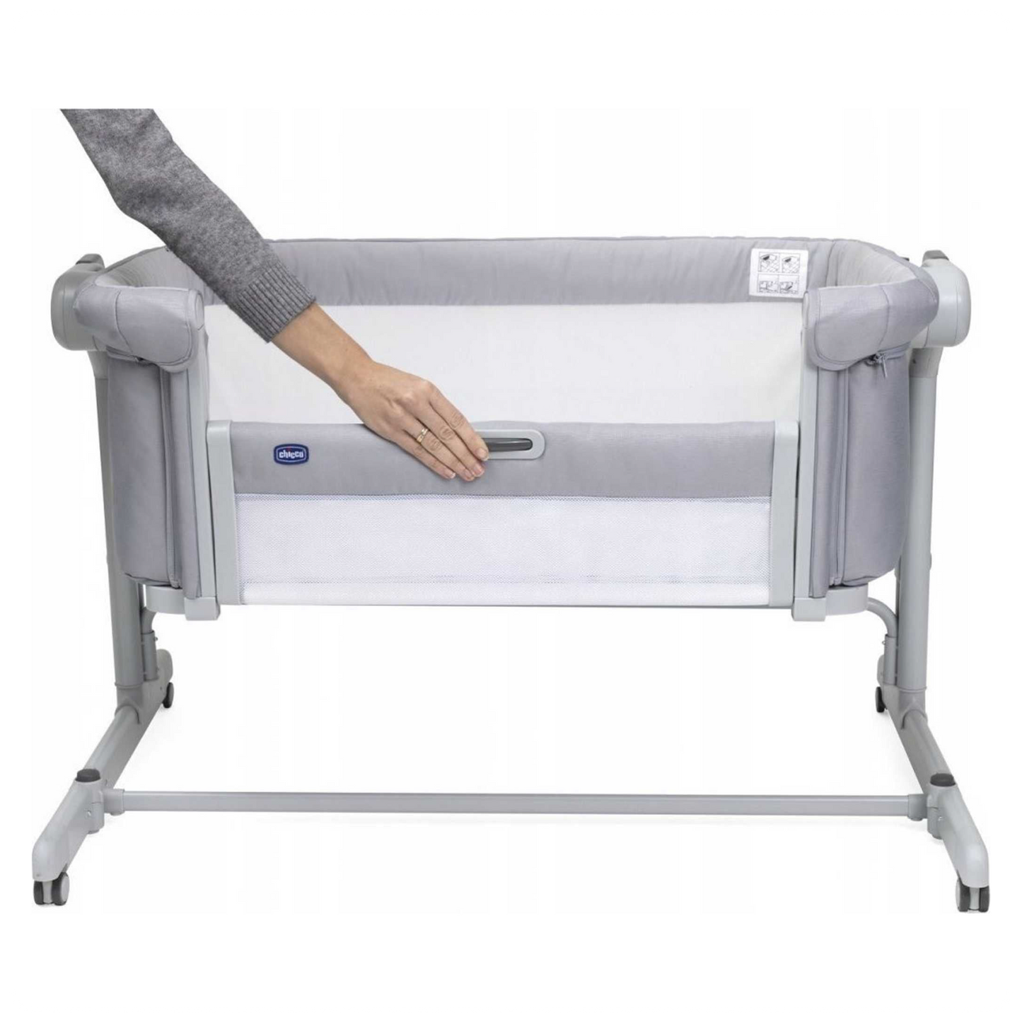 CHICCO lopšiukas NEXT2ME MAGIC EVO GREY M