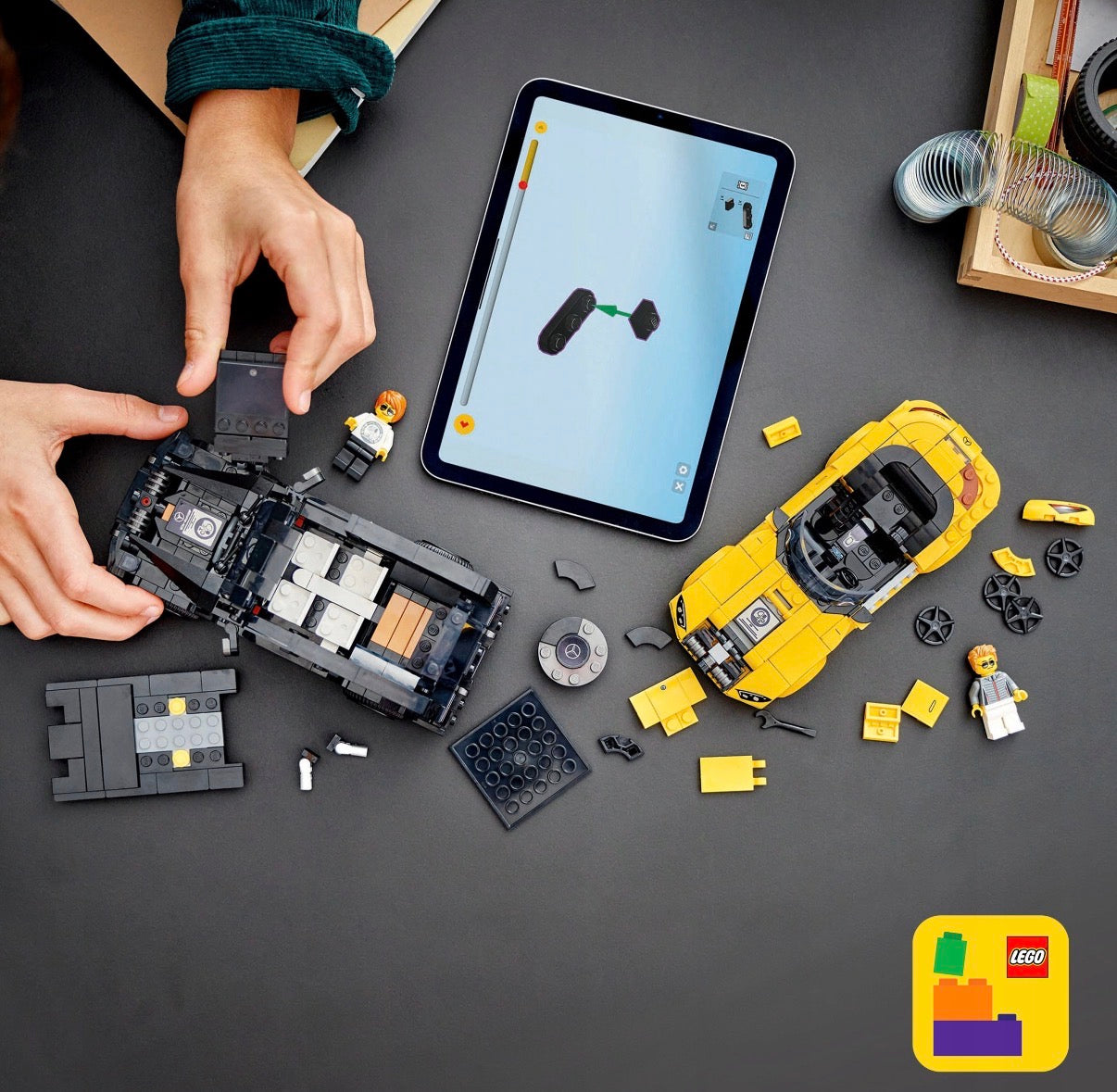 LEGO® Speed Champions Mercedes-AMG G 63 ja Mercedes-AMG SL 63 (76924) – 2 auto komplekt