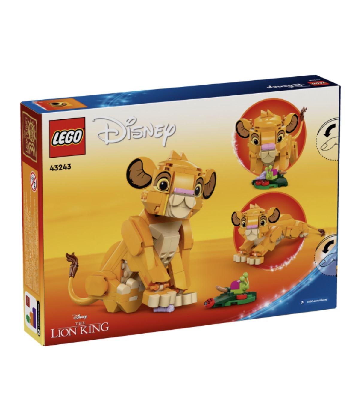 LEGO Disney Mažasis liūtas karalius Simba 43243