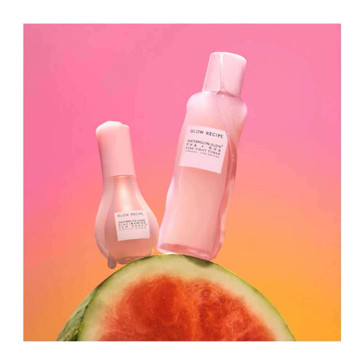 Glow Recipe Watermelon Glow Dewy Skin Routine – veido priežiūros rinkinys