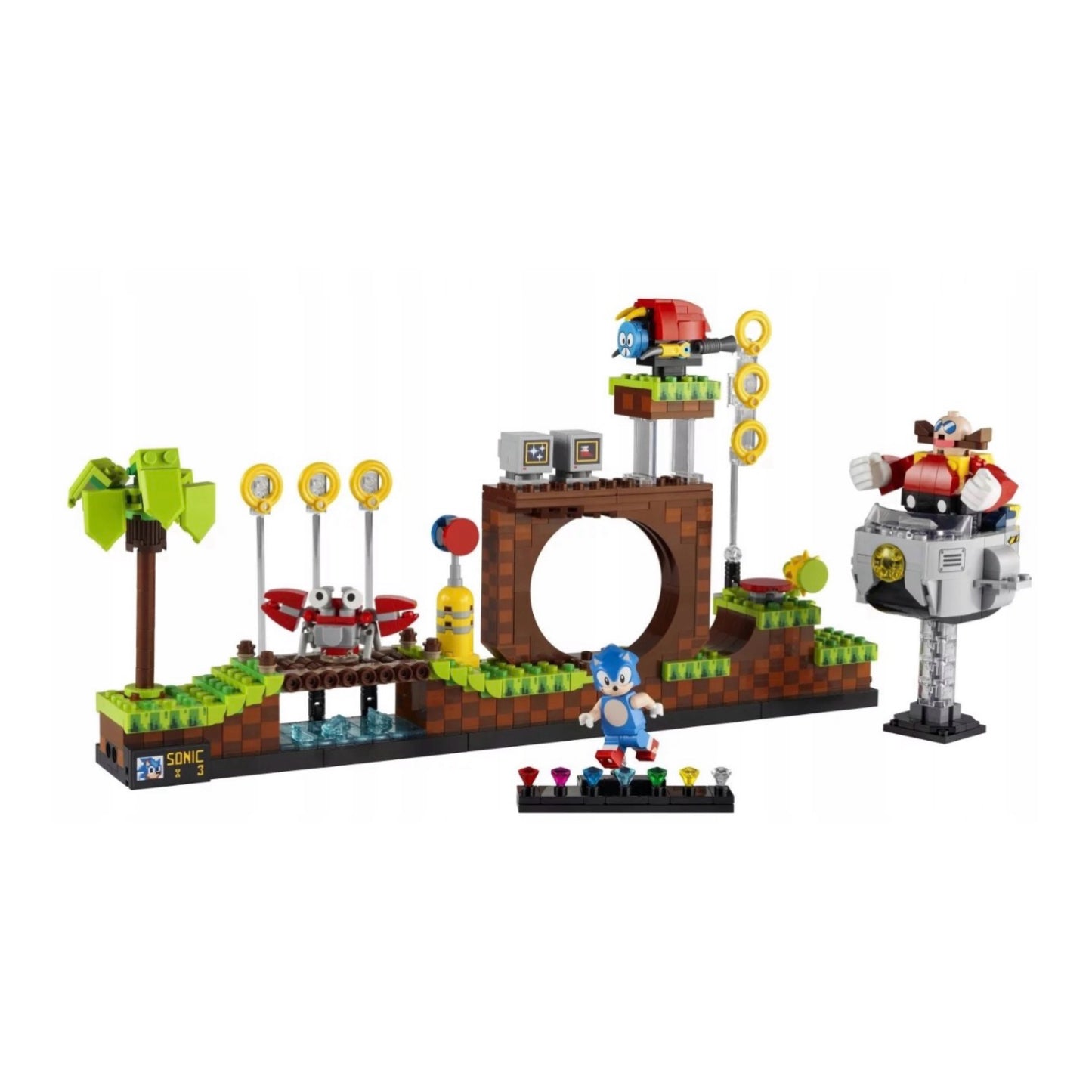 LEGO® Ideas Ežiukas Sonic ™ - Žaliųjų kalvų zona 21331