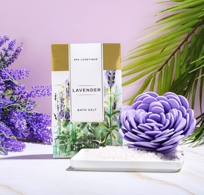 SPA LUXETIQUE levandų aromato SPA dovanų rinkinys moterims – 12 dalių