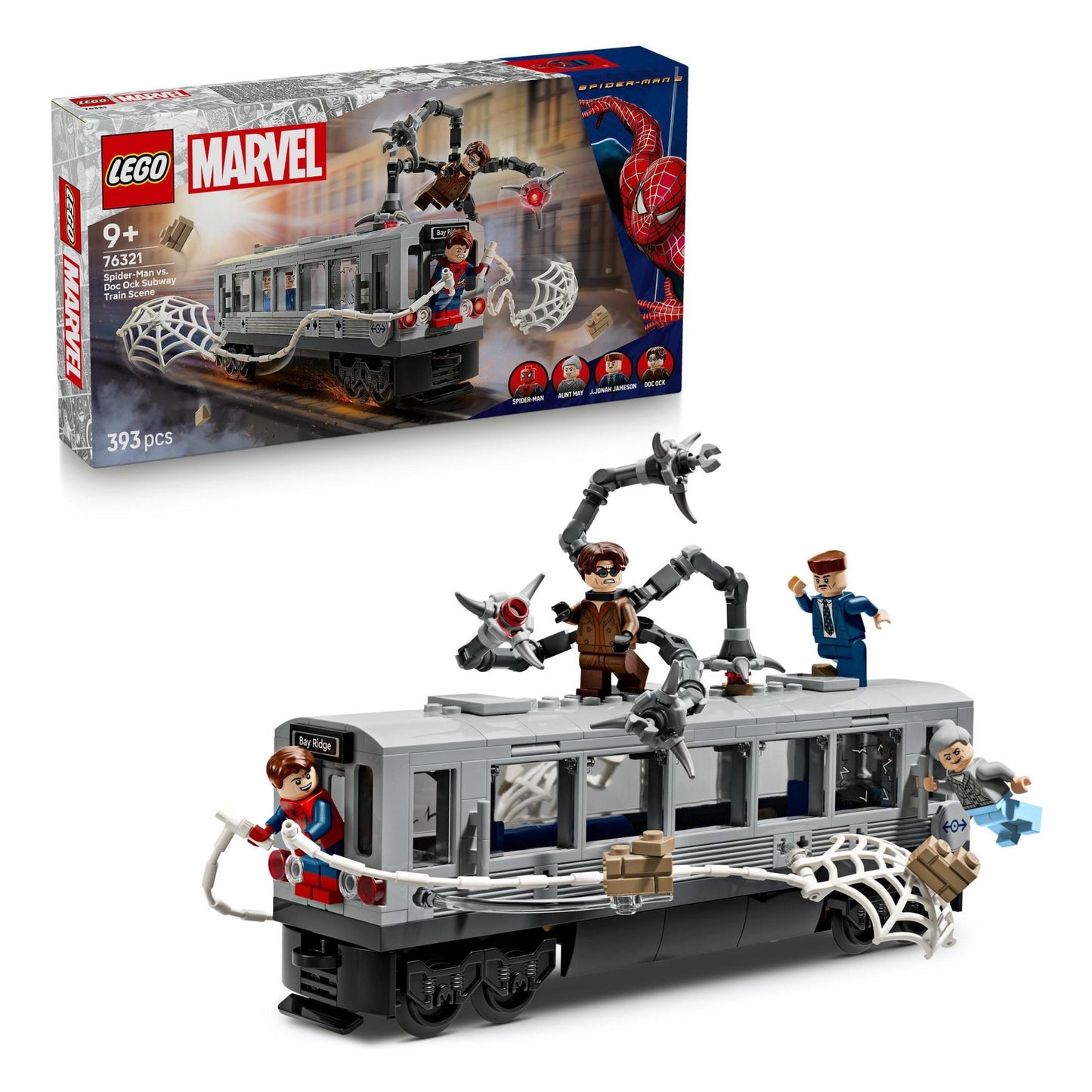 LEGO® Super Heroes Marveli Ämblikmehe ja Doktor Kaheksajala metroovõitlus