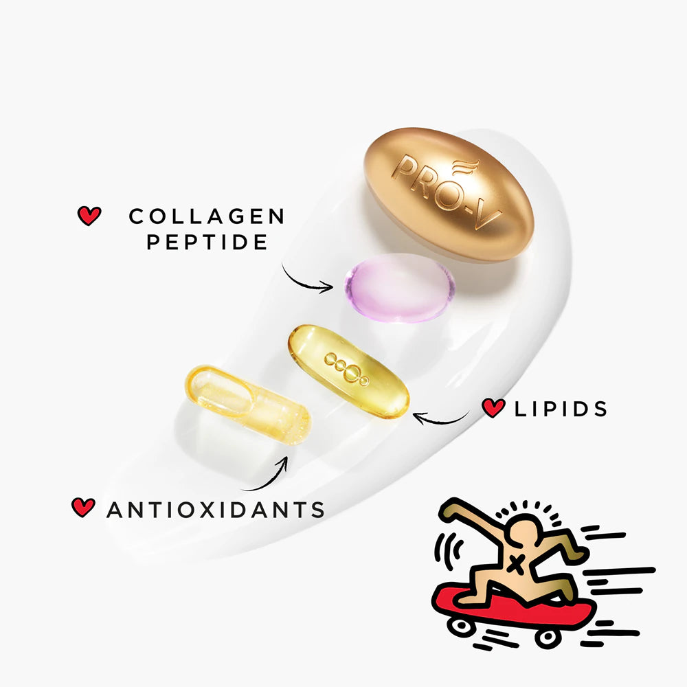 „Pantene“ Keith Haring Artist Edition rinkinys pažeistiems plaukams