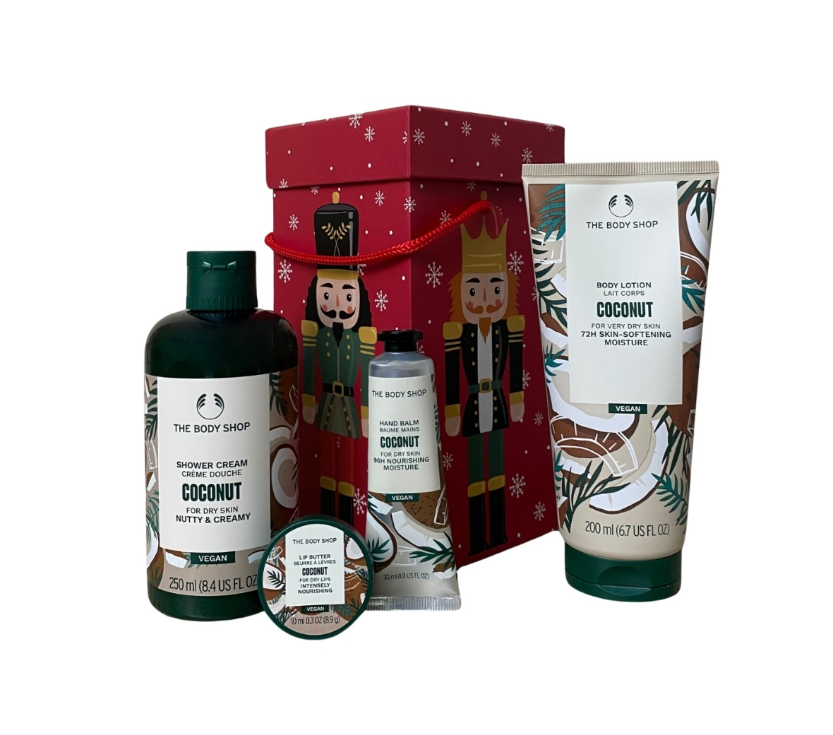 „THE BODY SHOP“ COCONUT Kalėdinis dovanų rinkinys