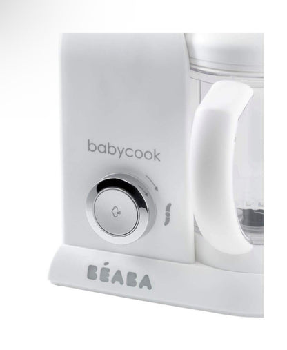 BEABA BABYCOOK SOLO trintuvas-garintuvas 4in1, WHITE/SILVER