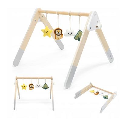 Hariv stend beebidele mänguasjadega