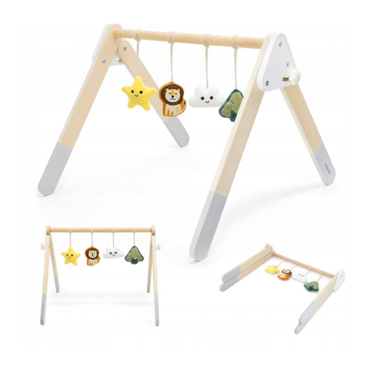 Hariv stend beebidele mänguasjadega