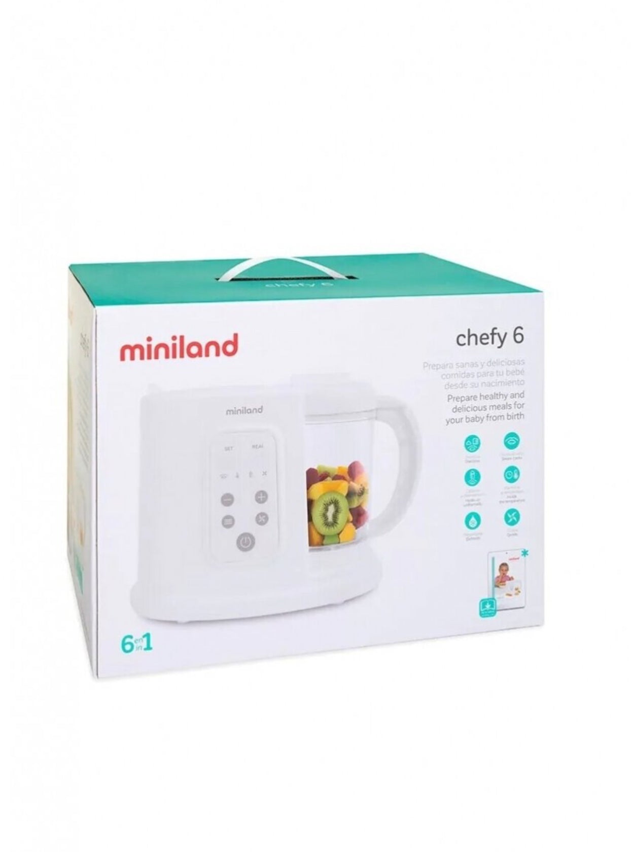Daugiafunkcinis kūdikių maisto kombainas 6in1, Miniland