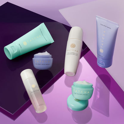 TATCHA Glow Giving Mini Favourites - Prabangus mini veido ir lūpų priežiūros rinkinys