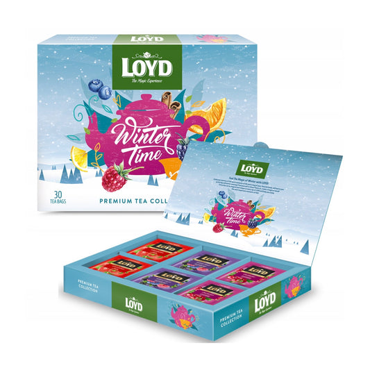 Kalėdinis dovanų arbatos rinkinys LOYD „Winter Time” – vaisinių skonių