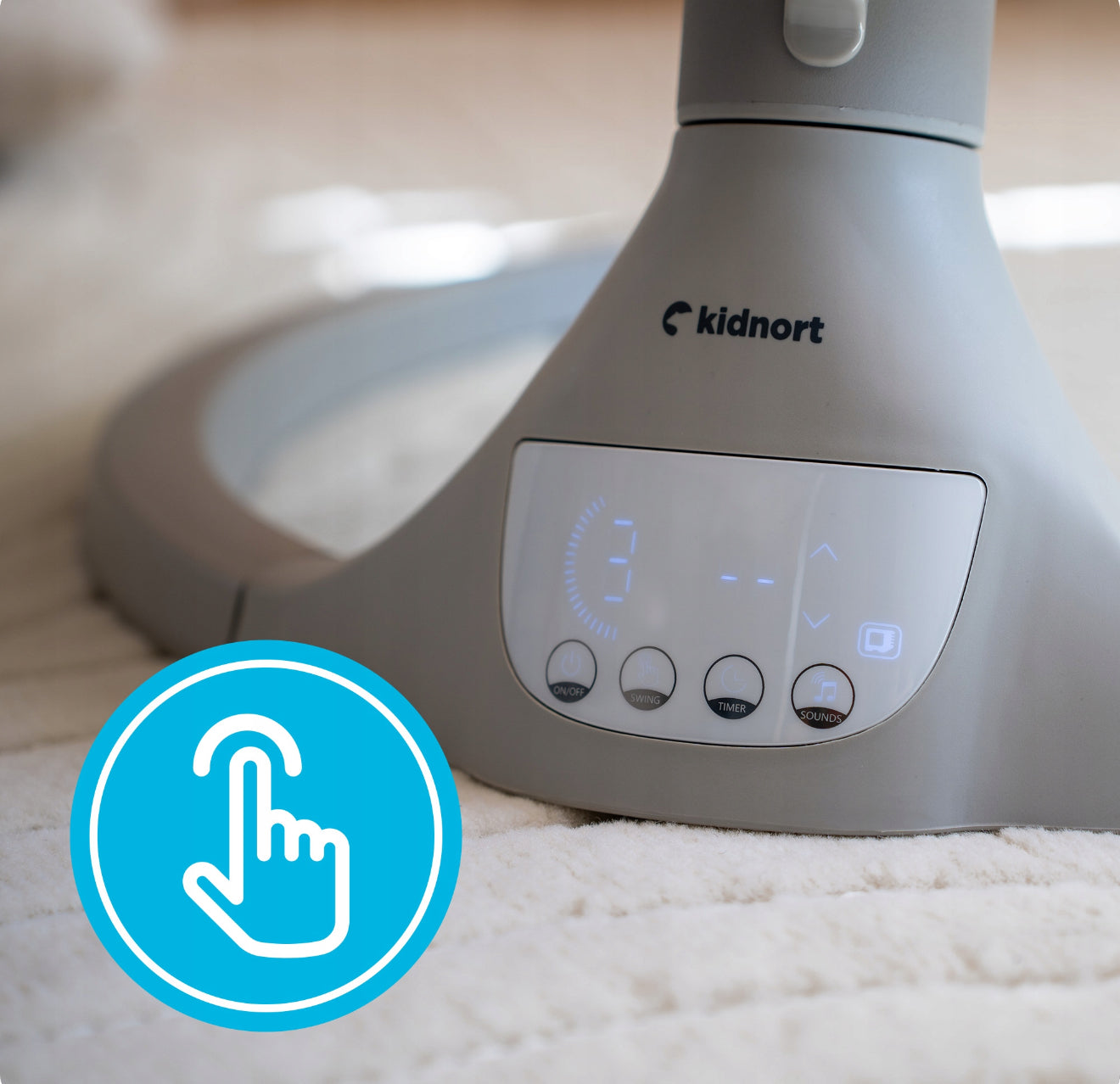 Kidnort - Elektriline beebikiik Bluetoothi ​​ja puldiga