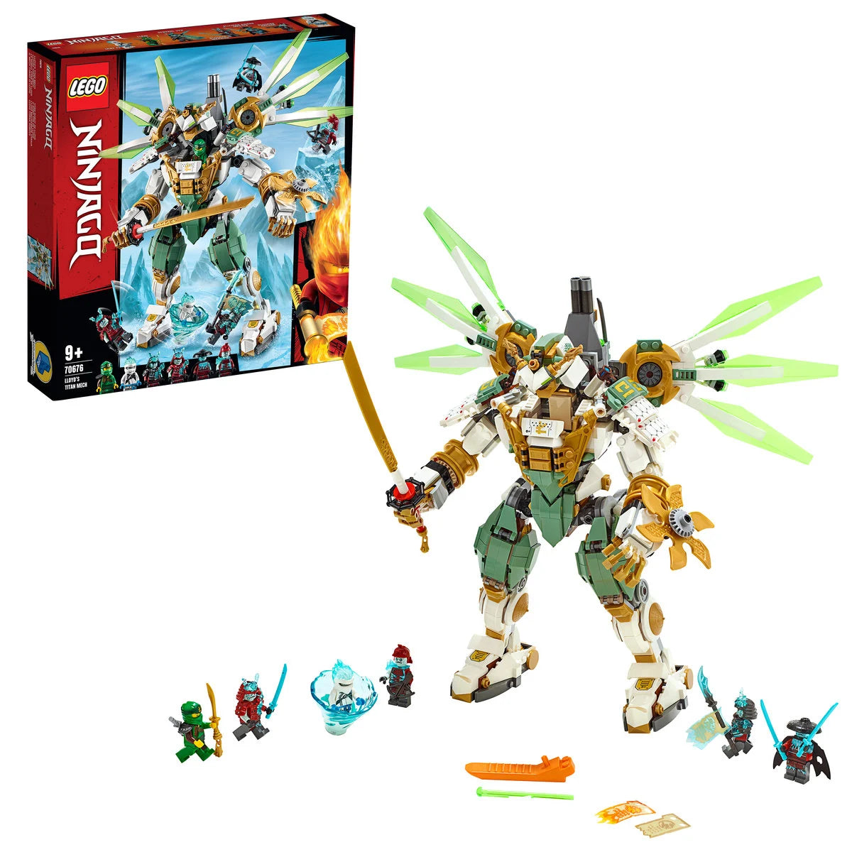 70676 LEGO® NINJAGO® Lloyd robotas titanas