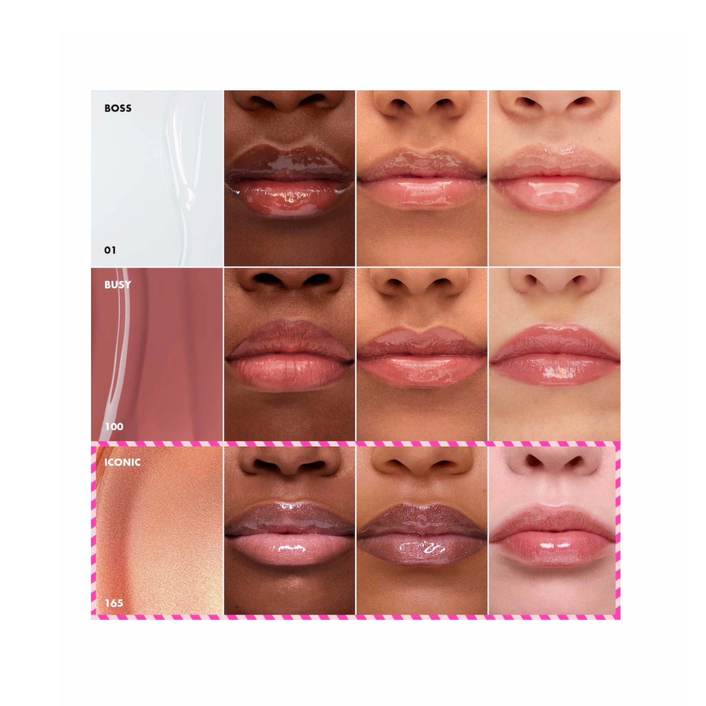 Sephora Glossed™ 3 huuleläike komplekt – piiratud väljaande jõulukollektsioon