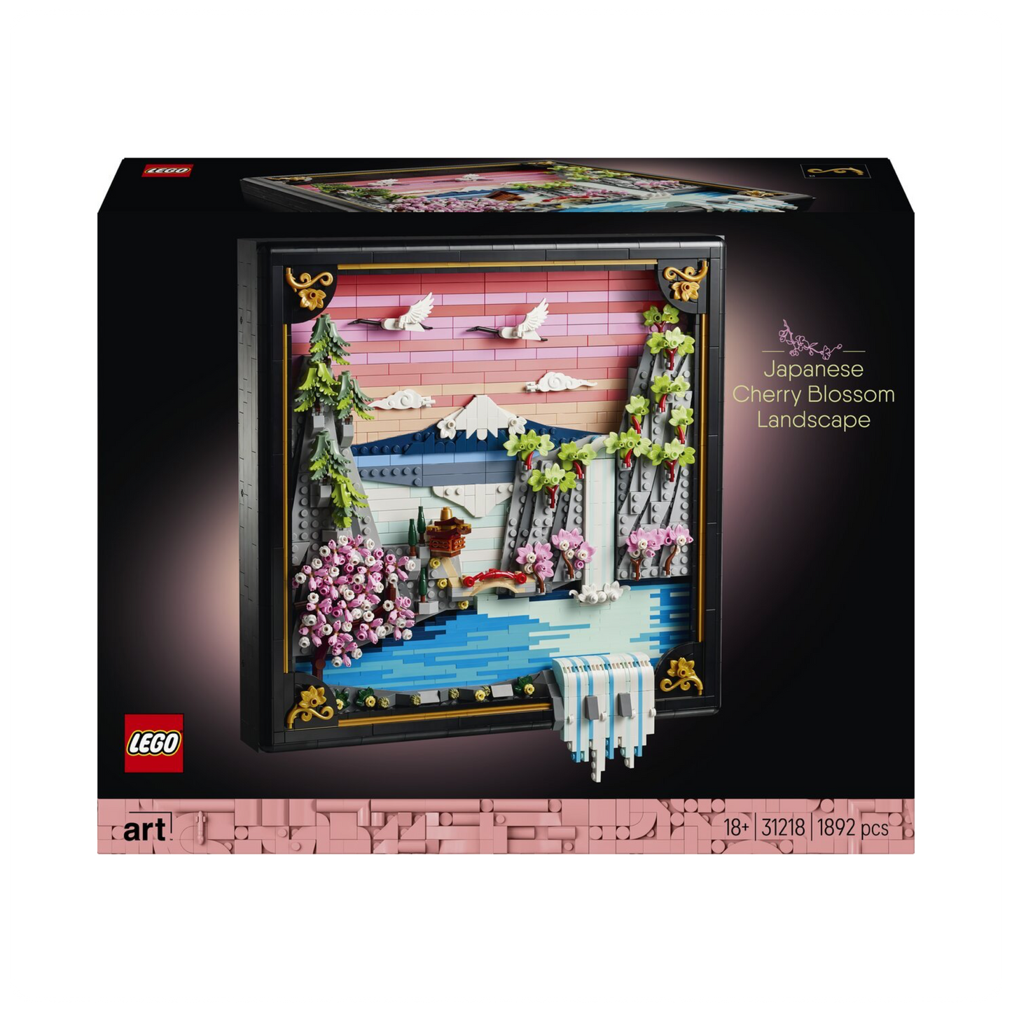LEGO® Art 31218 Japoniškas kraštovaizdis su žydinčiomis vyšniomis