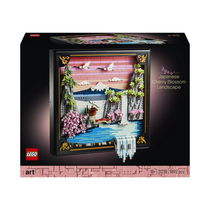 LEGO® Art 31218 Japoniškas kraštovaizdis su žydinčiomis vyšniomis