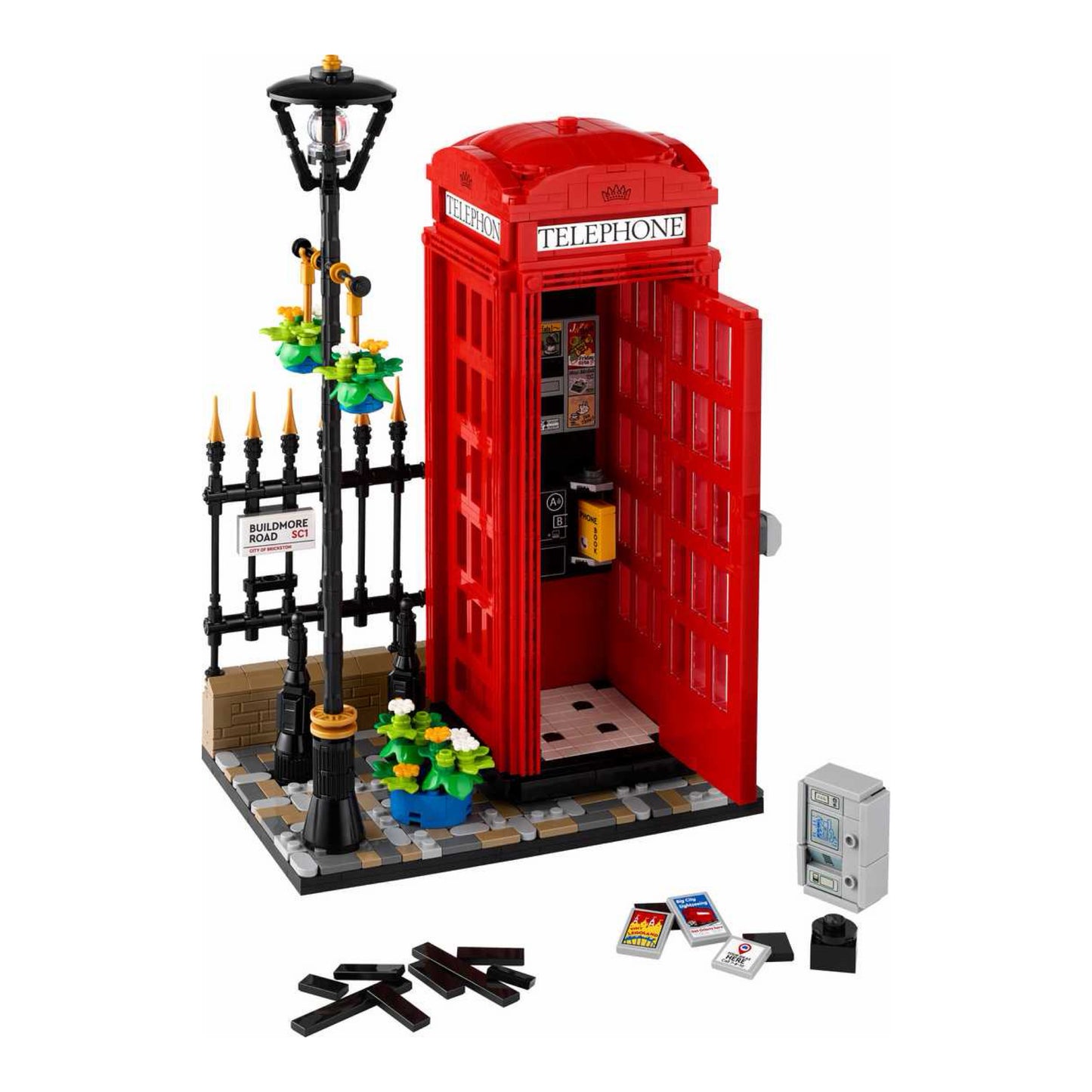 LEGO® Ideede Punane Londoni telefoniputka 21347