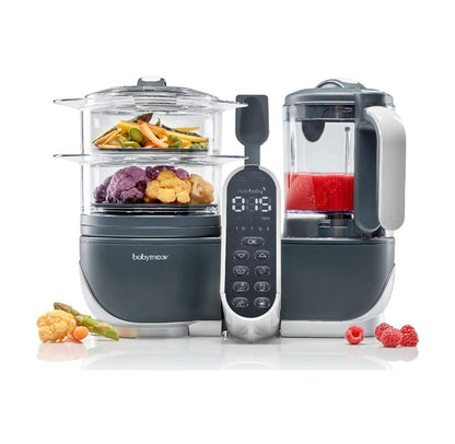 BABYMOOV Nutribaby+ daugiafunkcinis maisto gaminimo prietaisas Grey