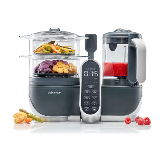 BABYMOOV Nutribaby+ daugiafunkcinis maisto gaminimo prietaisas Grey