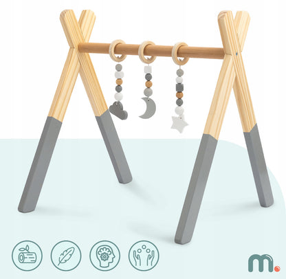 Mamabrum beebimänguasi - puidust hariv mänguasi beebidele