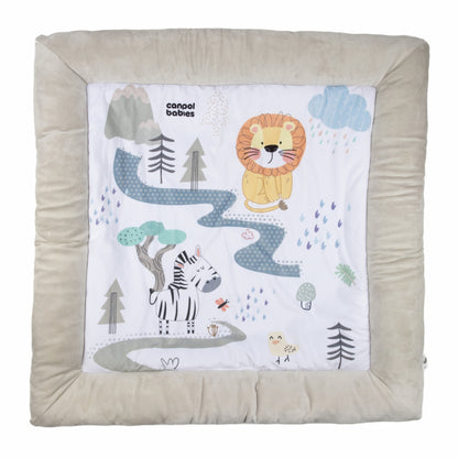 CANPOL BABIES minkštas mokomasis žaidimų kilimas su arkomis, 0+ mėn., SAFARI