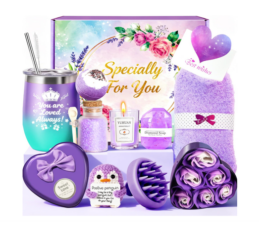 Romantiškas dovanų rinkinys moterims - namų SPA ir poilsis