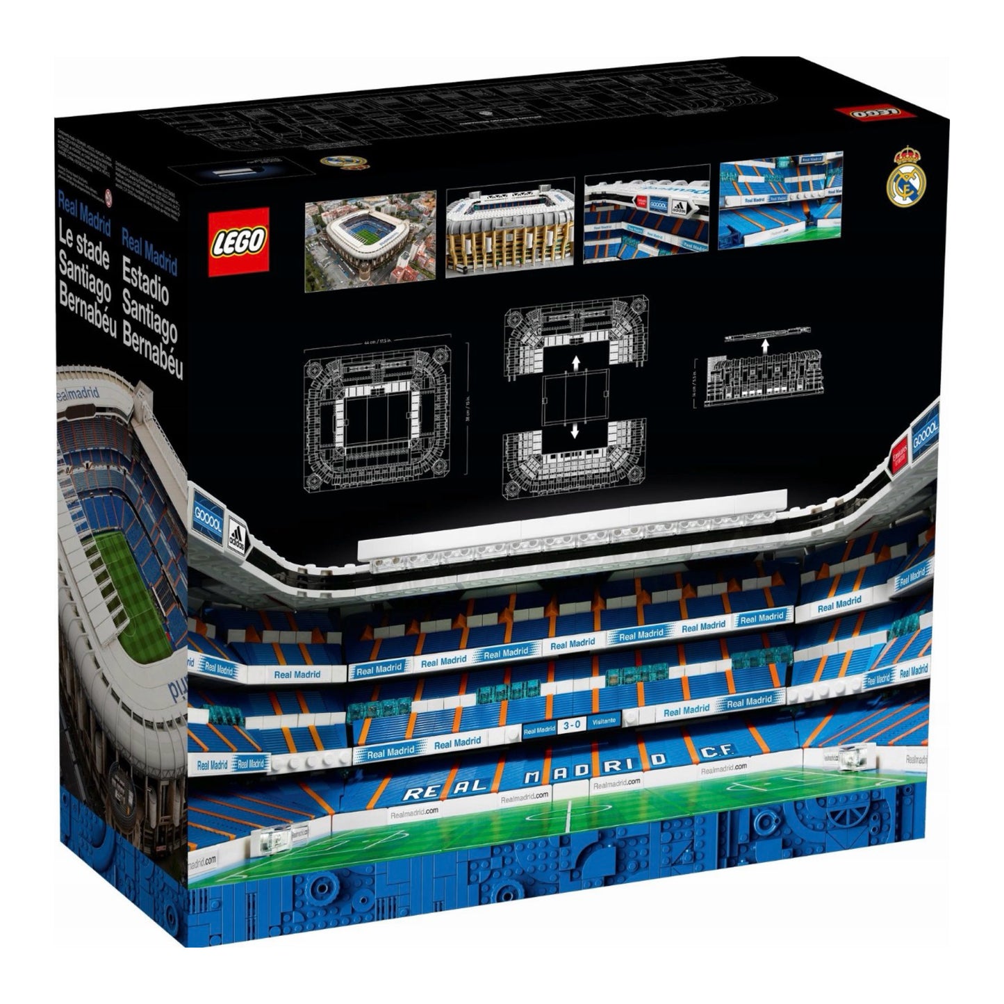 LEGO® Icons „Real Madrid“ stadionas – Santiago Bernabéu (10299)