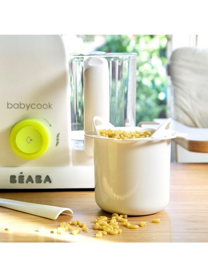 Beaba babycook solo, babycook plus trintuvų-garintuvų grūdų/makaronų/ryžių virimo PRIEDAS