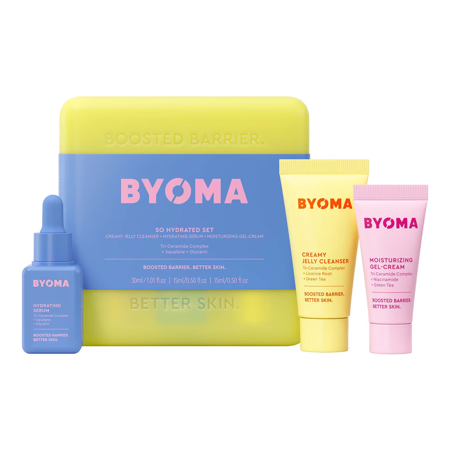 BYOMA So Hydrating – drėkinantis veido priežiūros rinkinys
