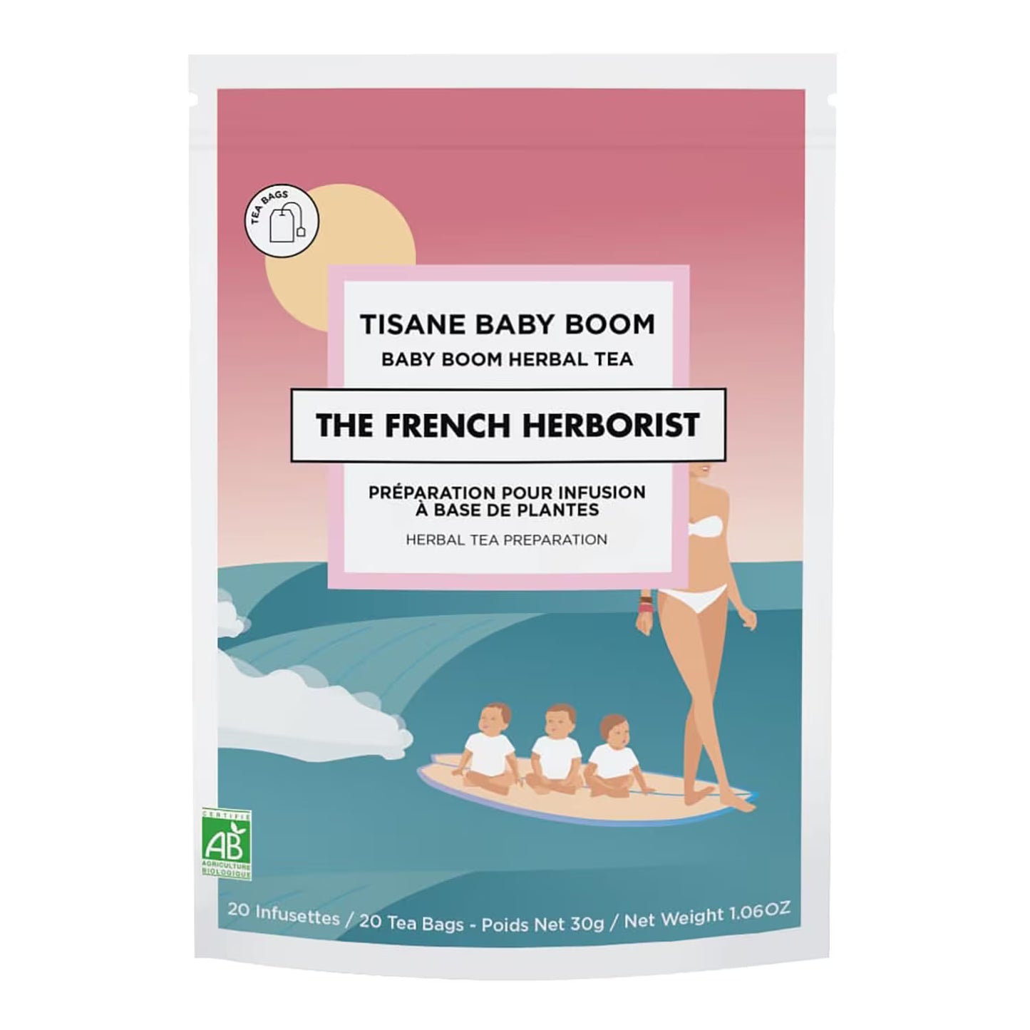 THE FRENCH HERBORIST – Baby Boom · Žolelių arbata moterims (20pak.)