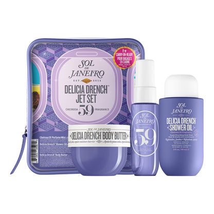 SOL DE JANEIRO Delicia Drench™ Jet Set – kūno priežiūros rinkinys