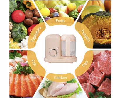 HOAPIN 4in1 kūdikių maisto garintuvas - trintuvas