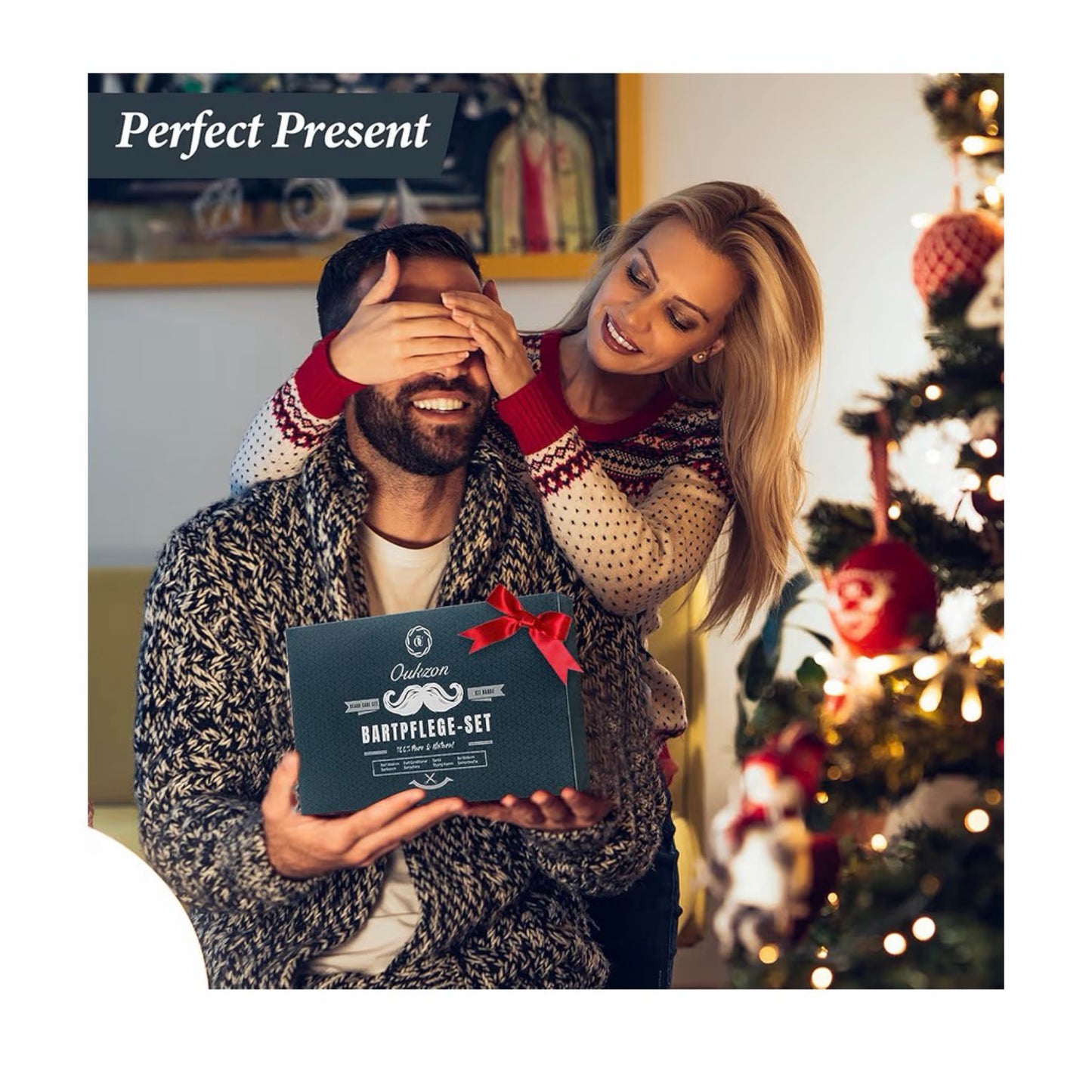 Premium 10-in-1 Barzdos Priežiūros Dovanų Rinkinys Vyrams