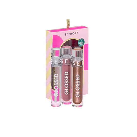 Sephora Glossed™ 3 huuleläike komplekt – piiratud väljaande jõulukollektsioon