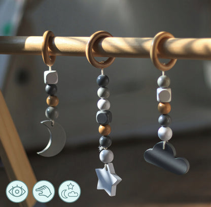 Mamabrum beebimänguasi - puidust hariv mänguasi beebidele