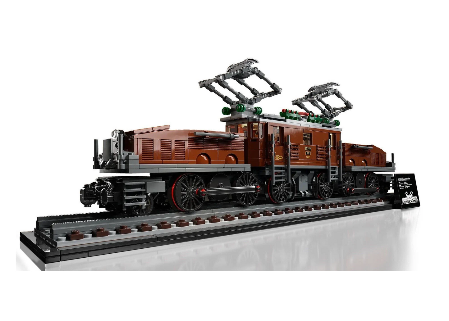 LEGO® 10277  Icons Krokodilų lokomotyvas, 1271 vnt.