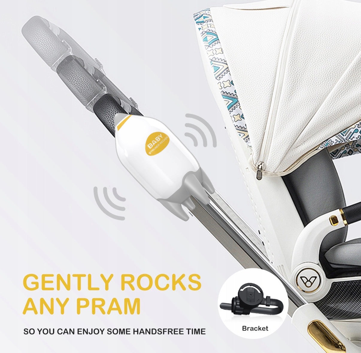 Baby Rocker - Automatinis kūdikio vežimėlio supimo įrenginys