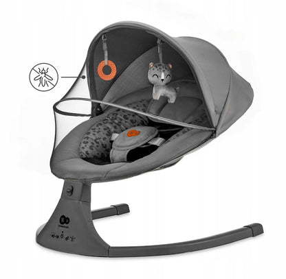 Kinderkraft LUMI 2 - Elektrinis supamas gultukas su Bluetooth