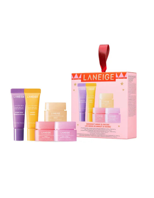 LANEIGE „Midnight Minis Set“ – miniatiūrinių lūpų priežiūros produktų rinkinys