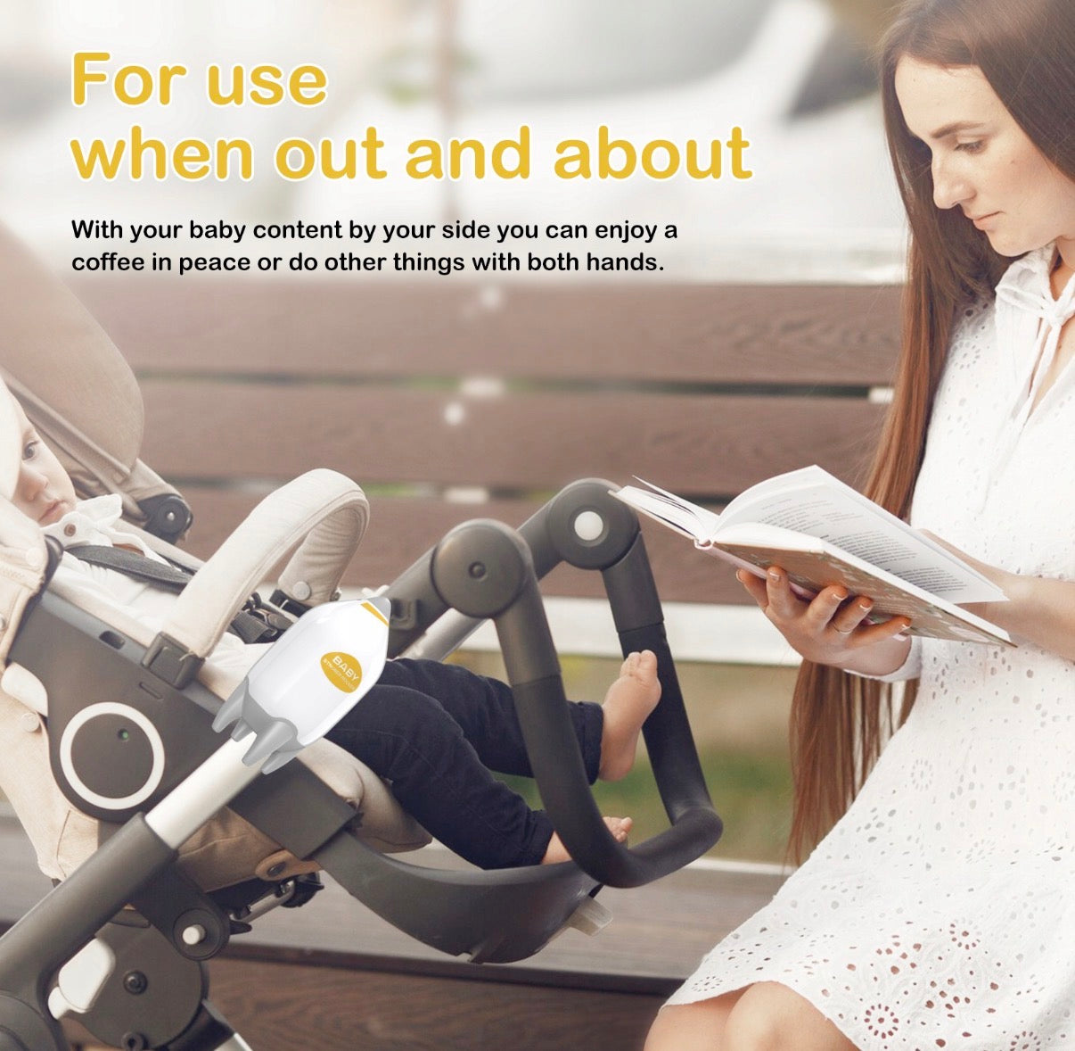 Baby Rocker - Automatinis kūdikio vežimėlio supimo įrenginys