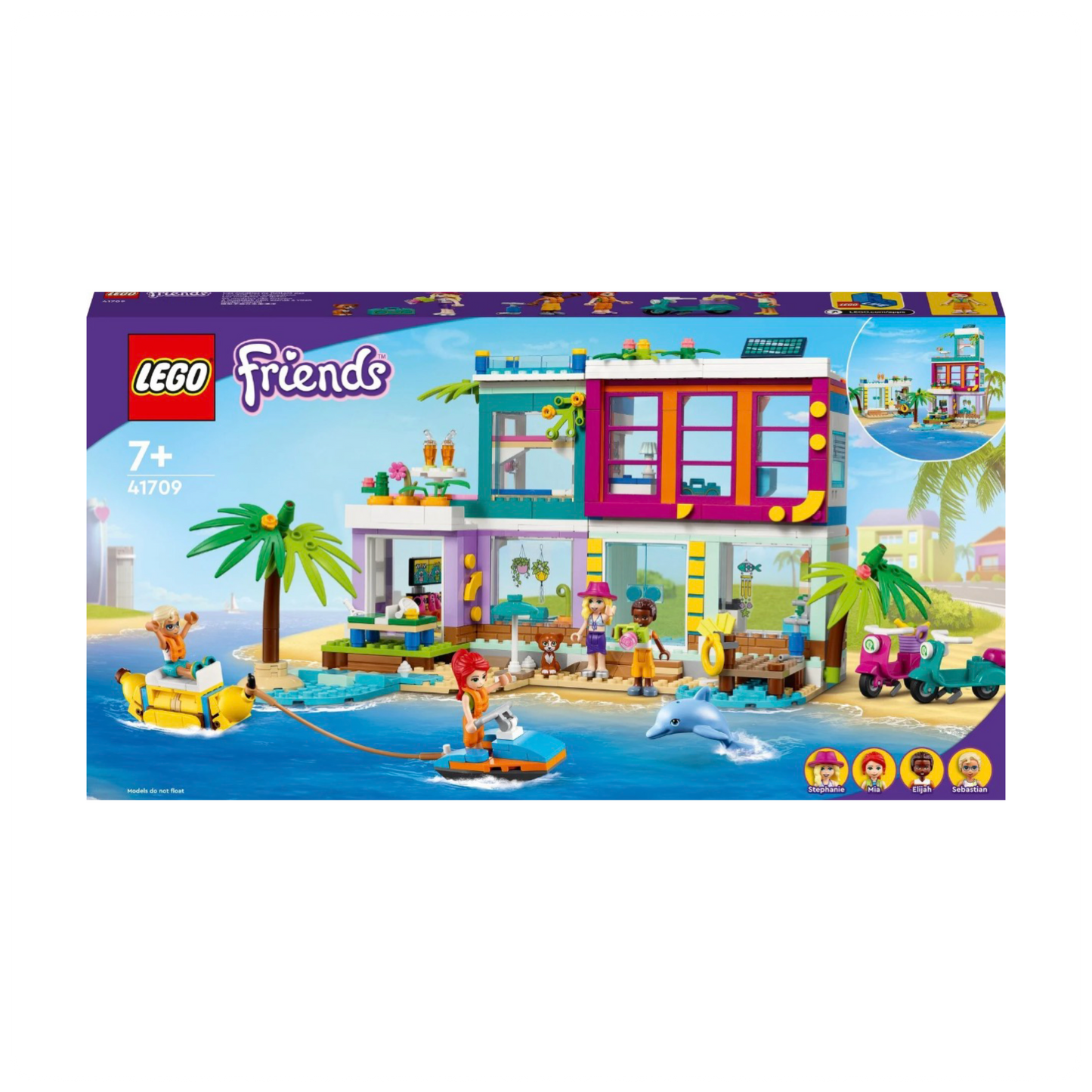 41709 LEGO® Friends Atostogų namelis paplūdimyje