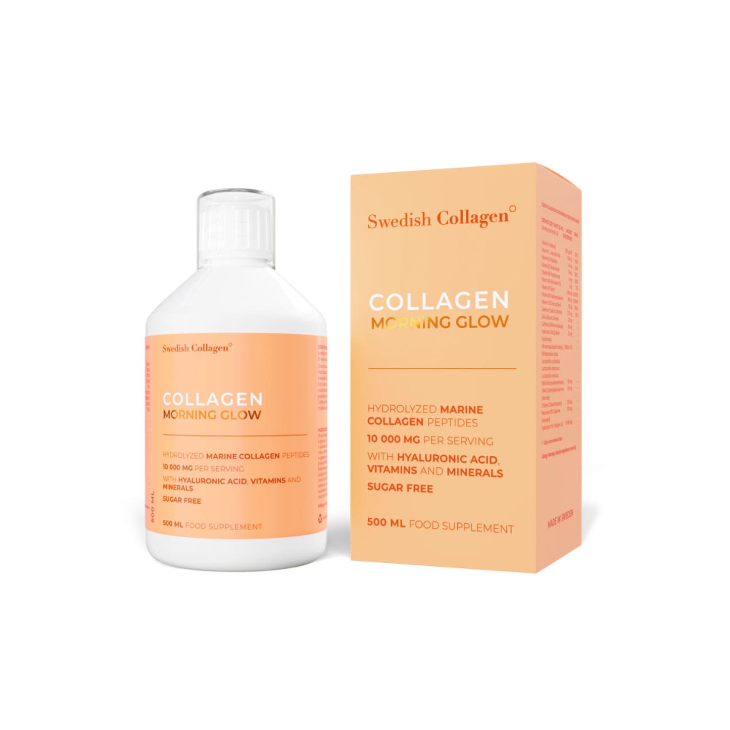 Swedish Collagen 10,000mg Morning Glow 500 ml