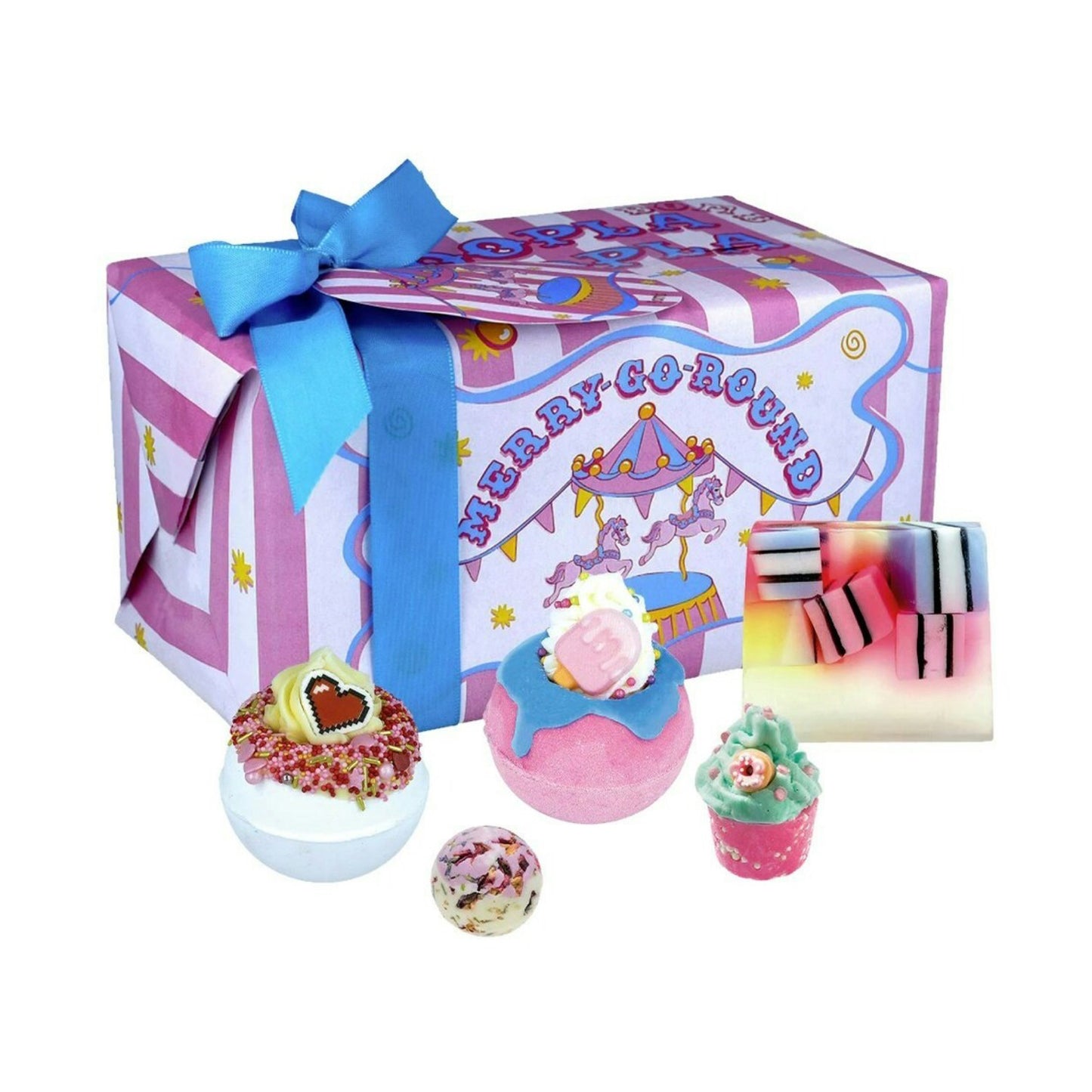 Bomb Cosmetics „Cotton Candy Dreams“ vonios dovanų rinkinys (5 vnt.)