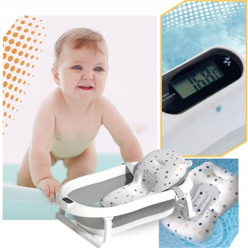 Kokkupandav vann termomeetri ja padjaga, hall