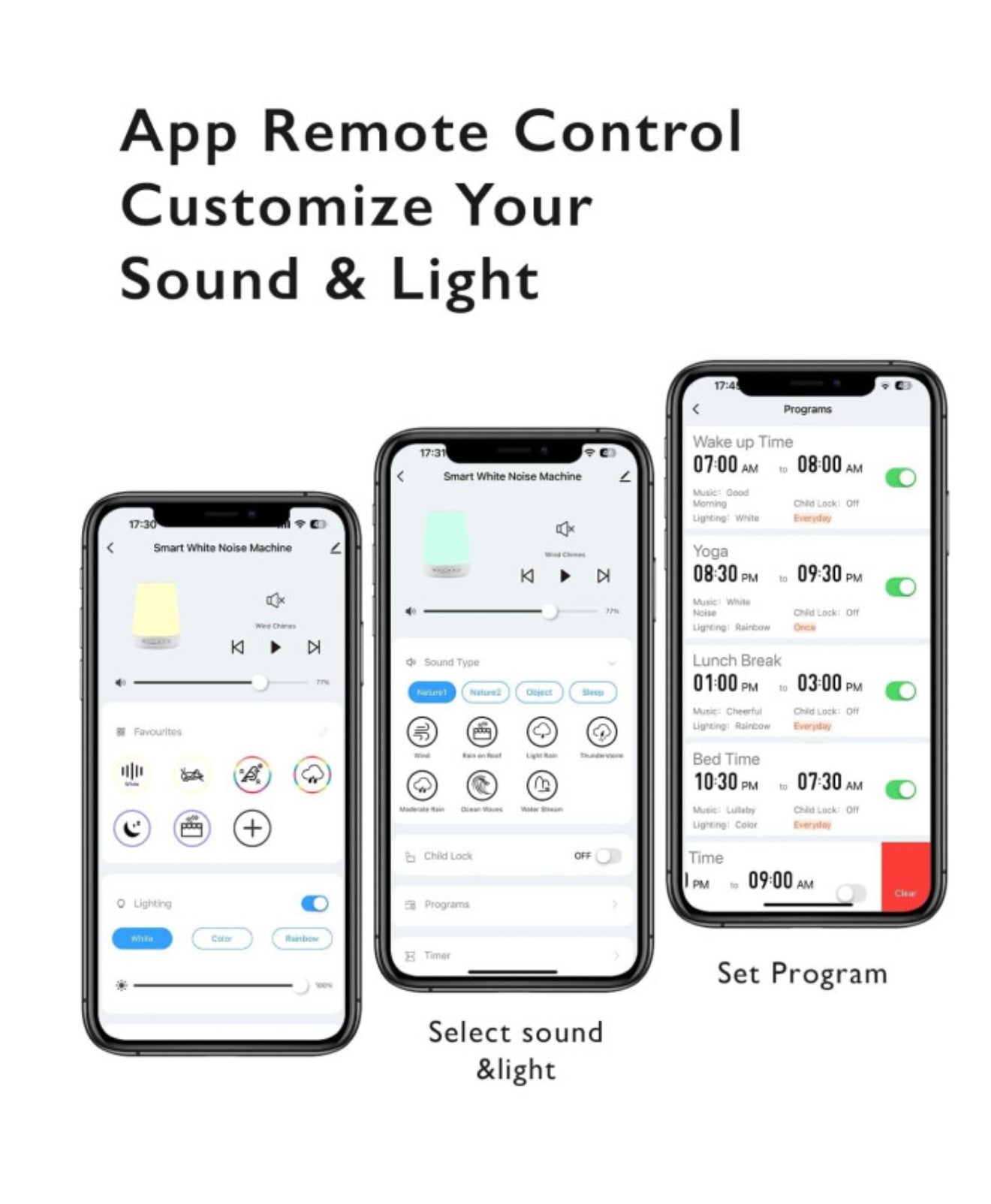MOMCOZY Baltojo triukšmo aparatas - šveistuvas