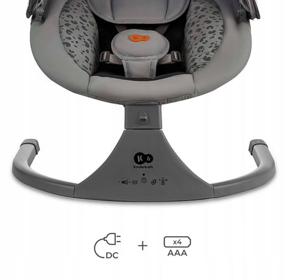 Kinderkraft LUMI 2 - Elektrinis supamas gultukas su Bluetooth