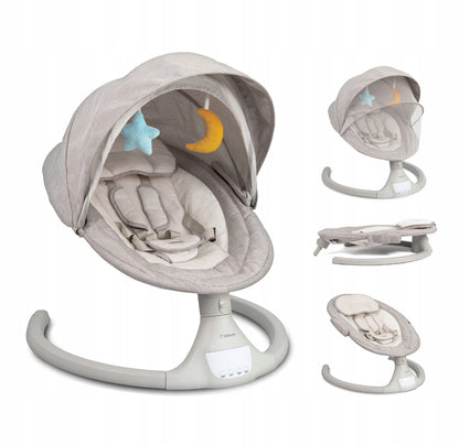 Kidnort - Elektriline beebikiik Bluetoothi ​​ja puldiga (hall)