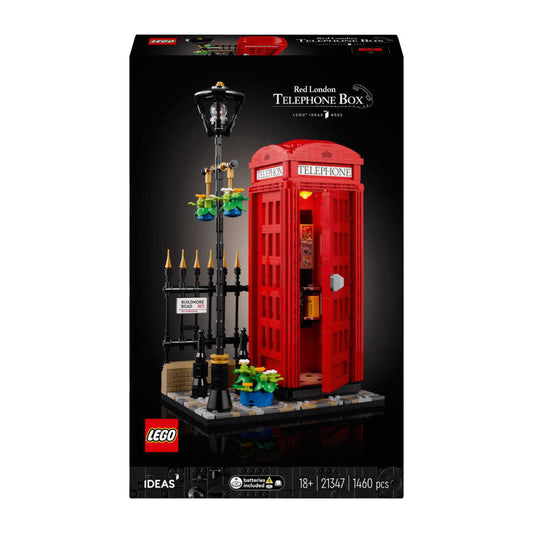 LEGO® Ideede Punane Londoni telefoniputka 21347