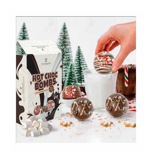 Karštos Šokolado Bombos su Zefyriukais – 6 vnt.