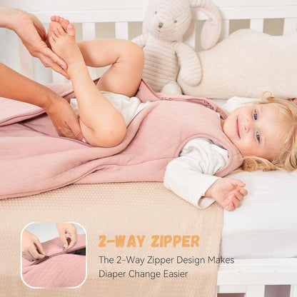 „Yoofoss“ žieminis kūdikių miegmaišis (rausvas) 2,5 TOG (3-6mėn. 67cm)